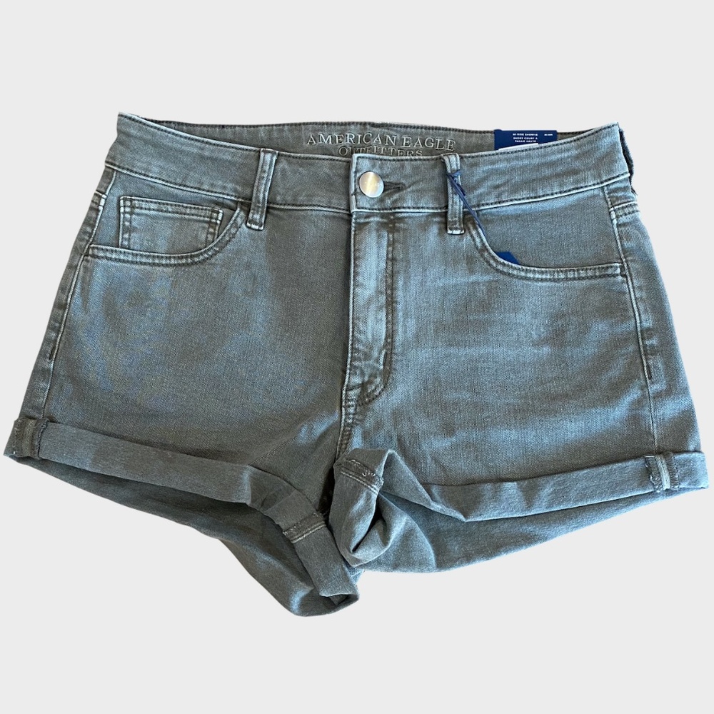 American Eagle Olive Green Hi-Rise Shortie